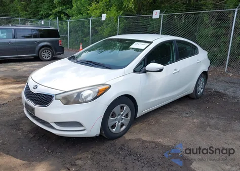 2016 Kia Forte Lx from USA, damaged, VIN KNAFK4A62G5445929